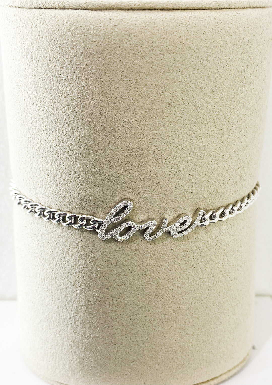 Bracelet Or Blanc Love Sertis -  - Sublime Diamant - Bracelet - Les Champs d'Or