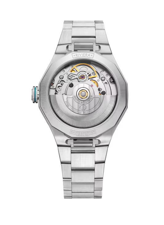Baume & Mercier Riviera M0A10868 – Automatique 33mm Serti Diamants Cadran Vert
