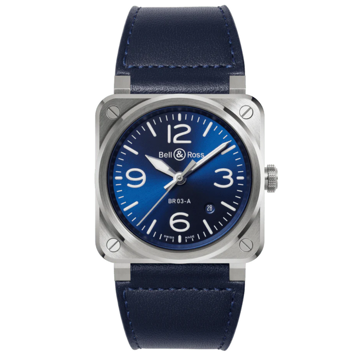 BR 03 Blue Steel Watch