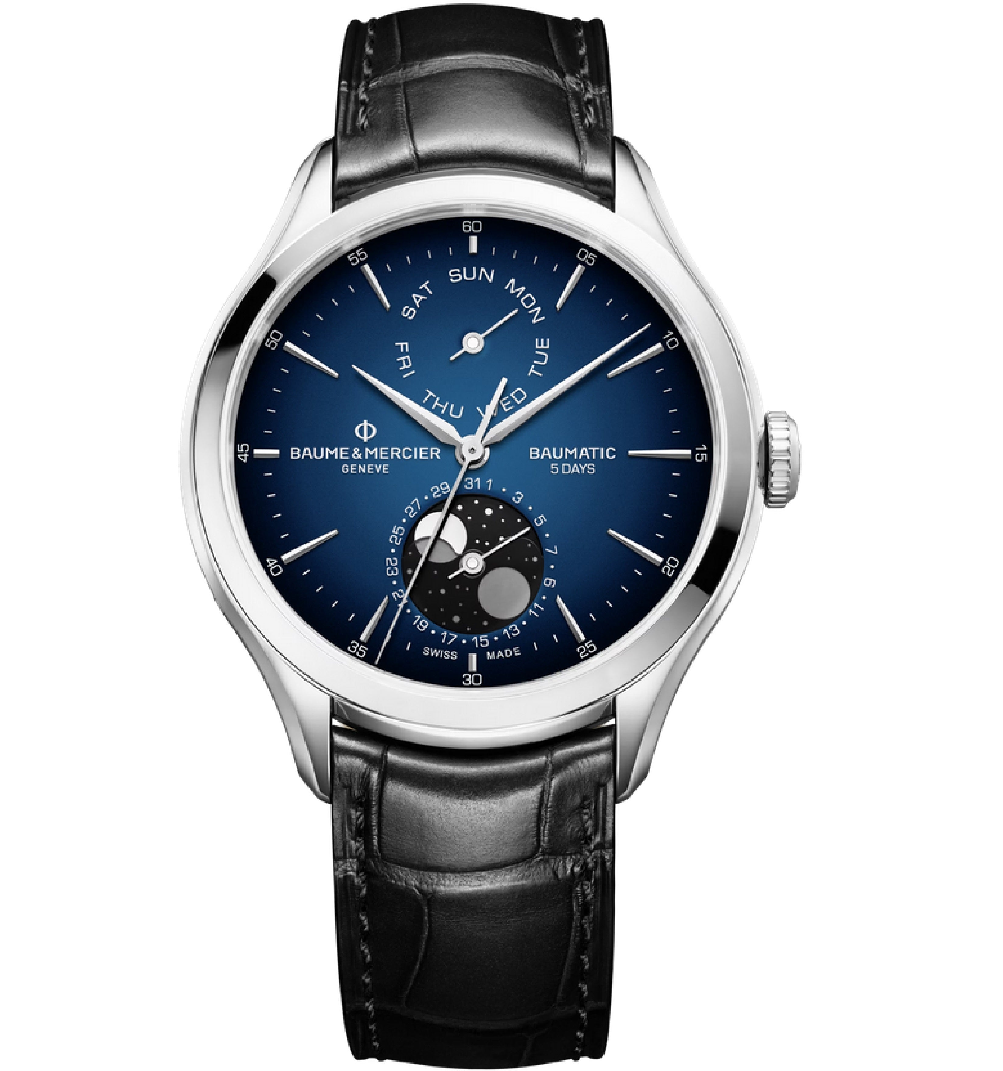 メイド・イン・フランス【Moon Phase 12H - Single Hand Watch
