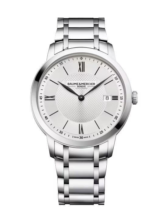 Baume & Mercier Classima M0A10883 – Quartz 40mm Acier / Bracelet Acier