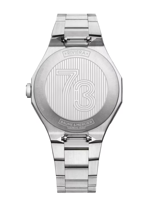 Baume & Mercier Riviera M0A10845 – Quartz 39mm Bracelet Acier Cadran Blanc