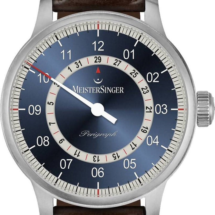 MeisterSinger - Montre Mono-Aiguille Perigraph AM10Z17S - Les Champs d'Or