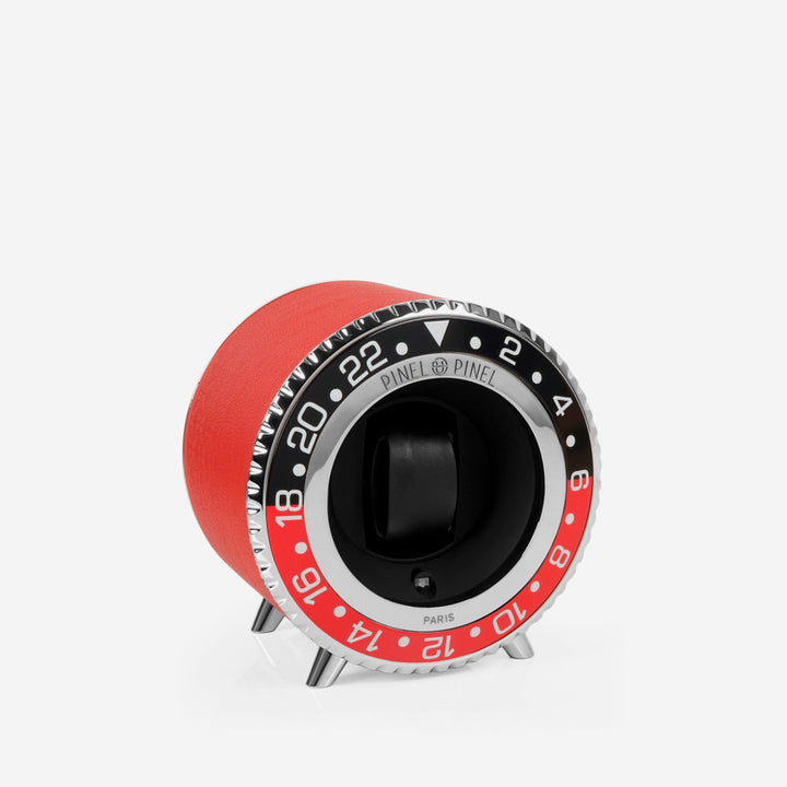 Twin GMT Black & Red/Silver -  - Pinel & Pinel - Remontoir - Les Champs d'Or