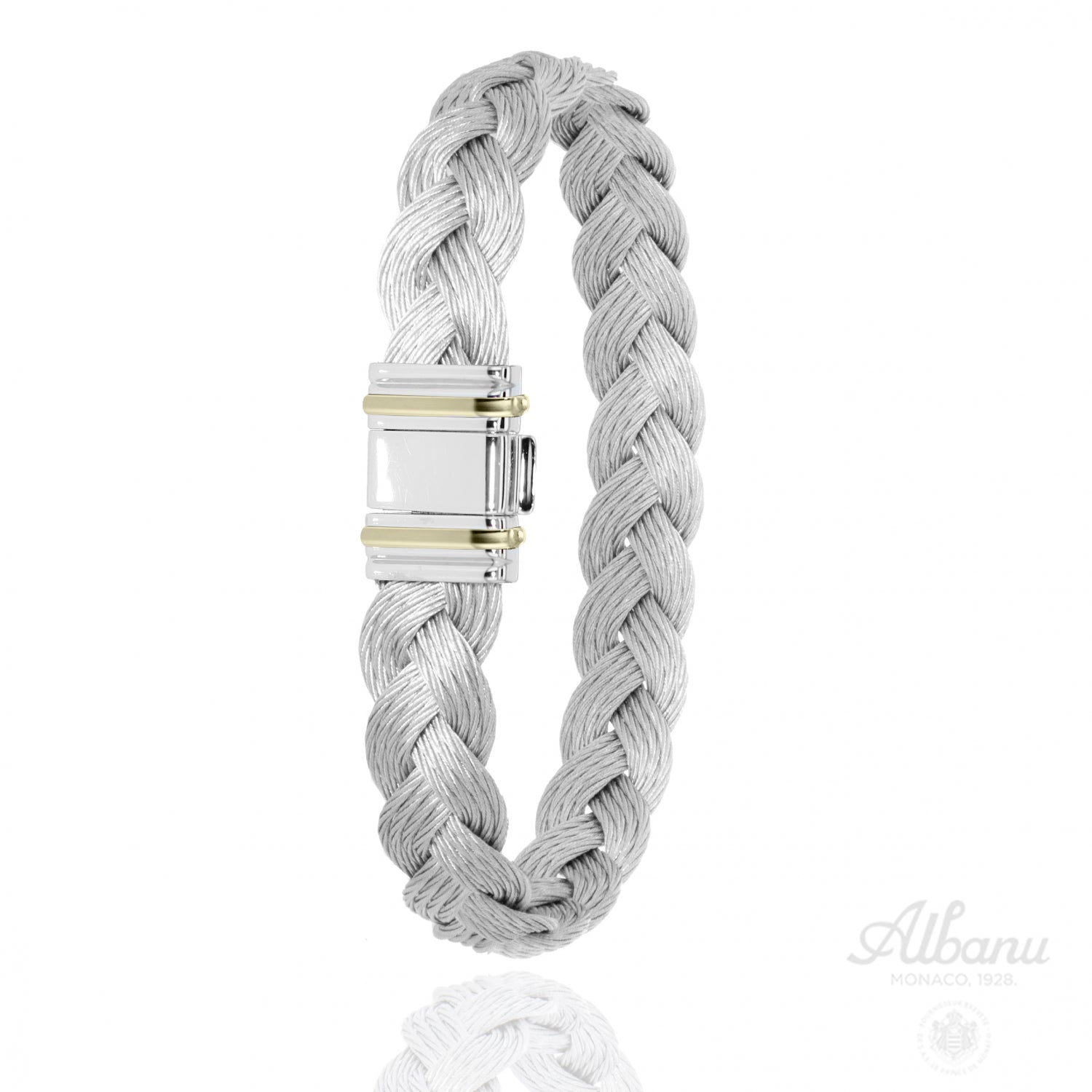 Luxury men's bracelets in white gold and diamonds - D.Bachet Joaillier